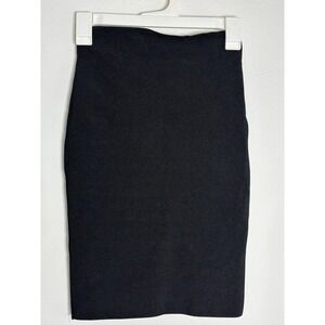 Wow Couture‎ Black Bandage Pencil Skirt High Waist Bodycon Stretch Mini Midi